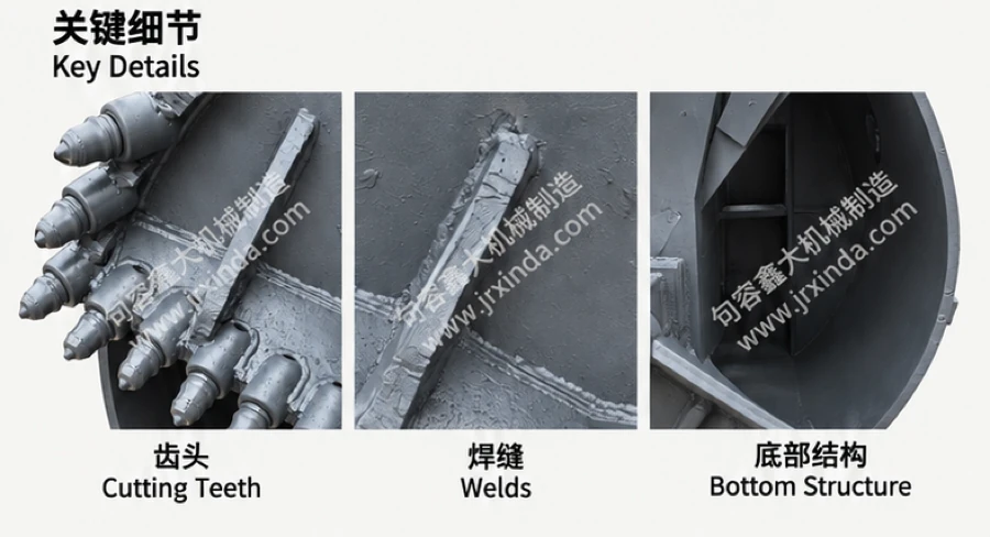 Double-Bottom Drilling Bucket — photo 3
