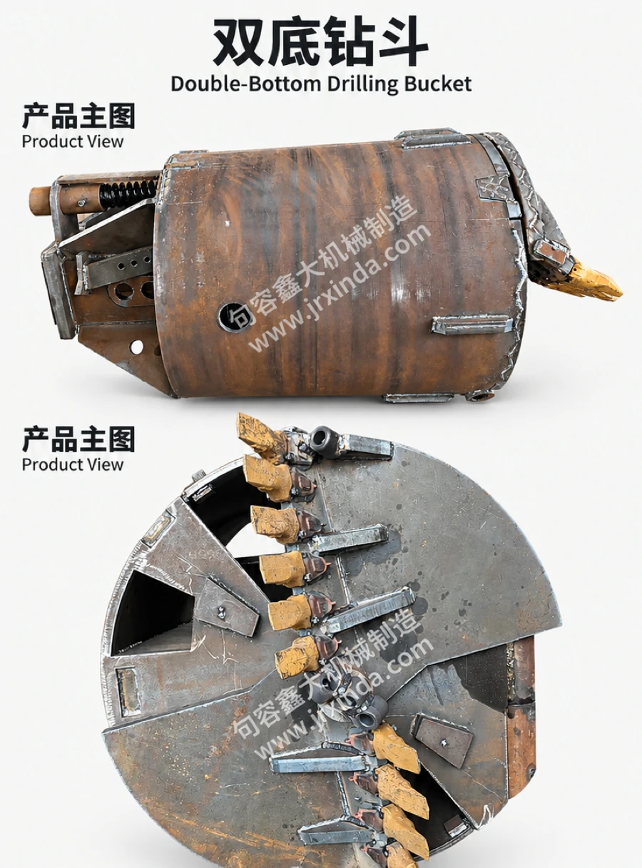 Double-Bottom Drilling Bucket — photo 1